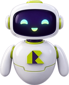 arte com um robô sorrindo