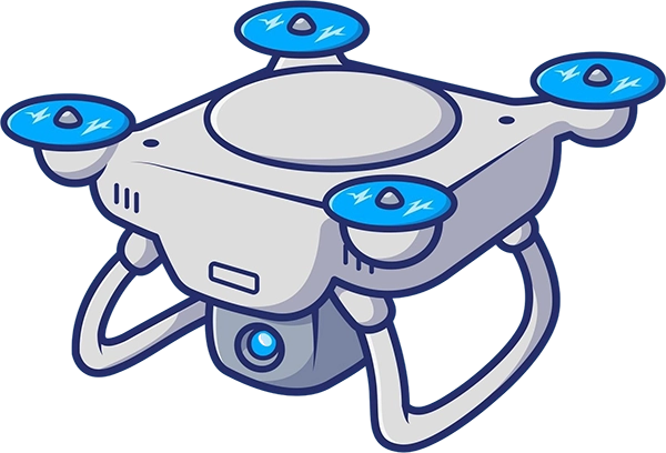 arte com um drone