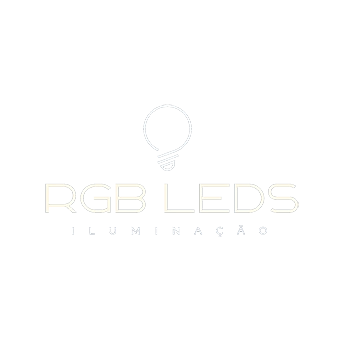 Logo da rgb leds com fundo transparente e fonte bege